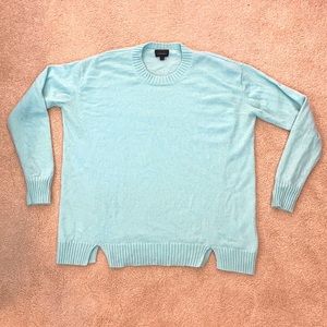 Jcrew Collection light blue cashmere sweater